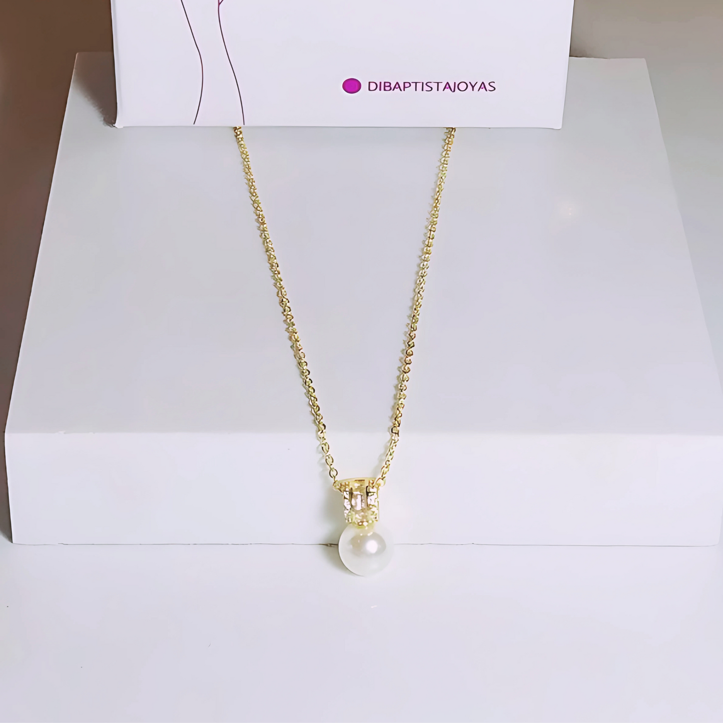 Cadena Perla - Baño de Oro 18k