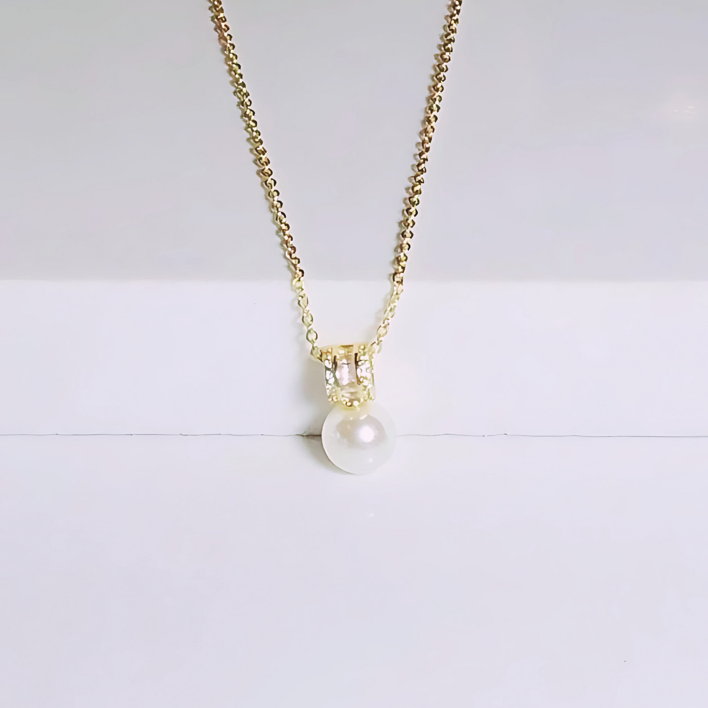 Cadena Perla - Baño de Oro 18k
