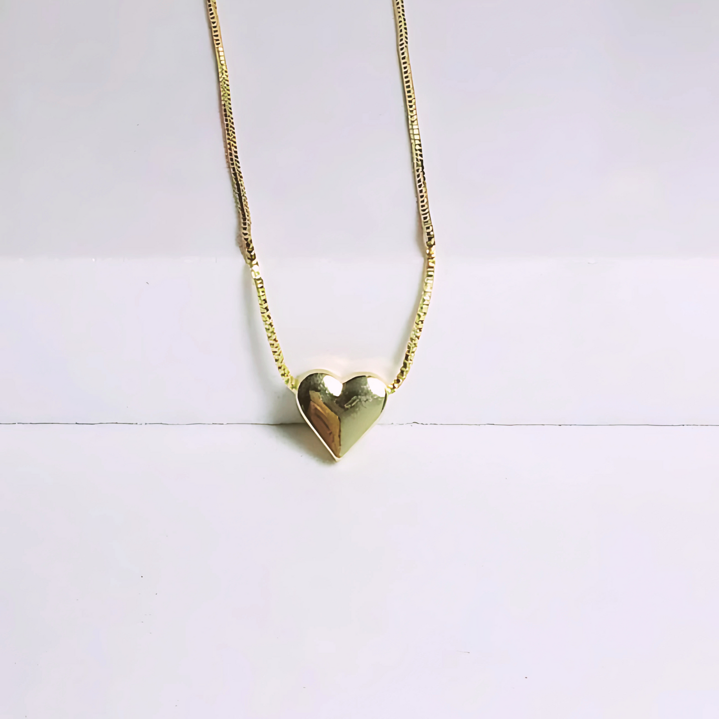 Cadena Corazoncito - Baño de Oro 18k