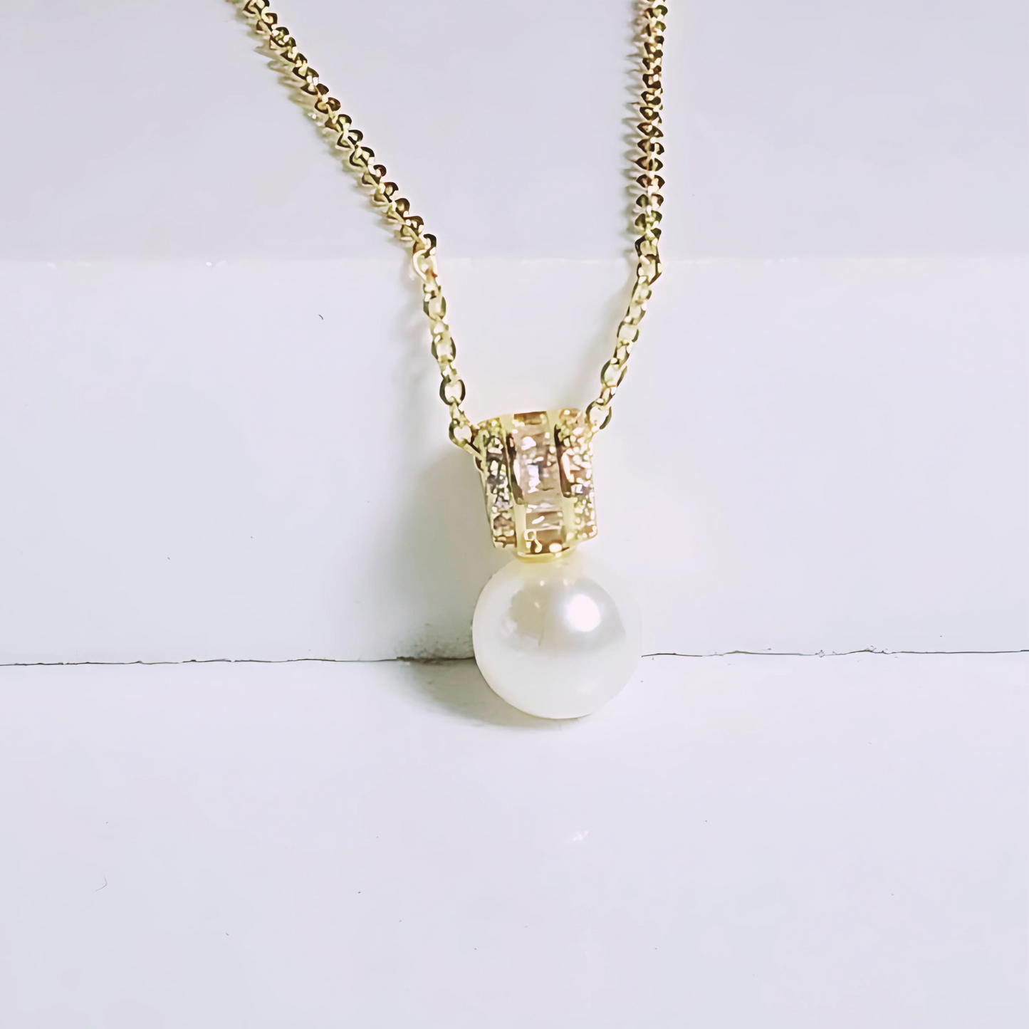 Cadena Perla - Baño de Oro 18k