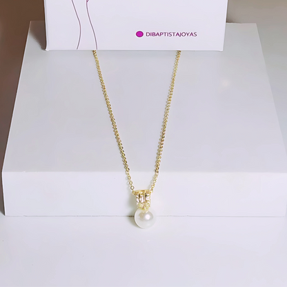 Cadena Perla - Baño de Oro 18k