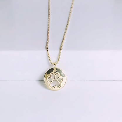 Cadena Patita Lisa - Baño de Oro 18k