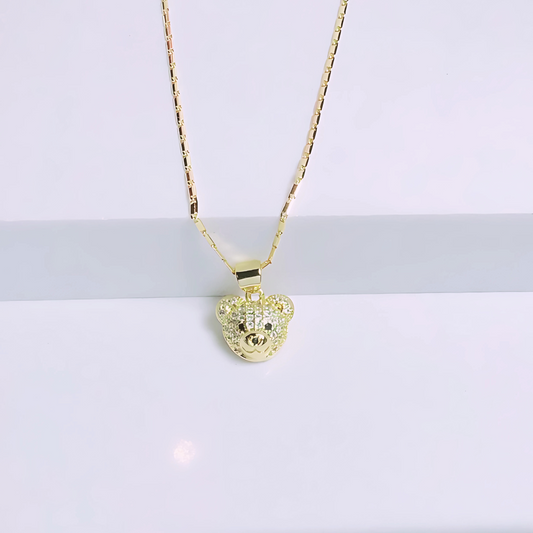 Cadena Osito - Baño de Oro 18k