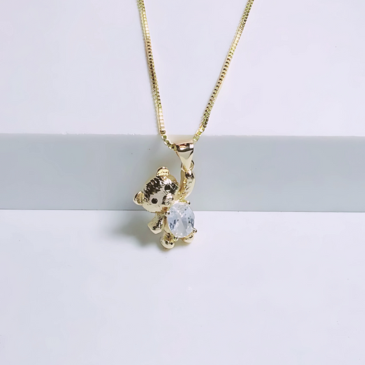 Cadena Osito - Baño de Oro 18k