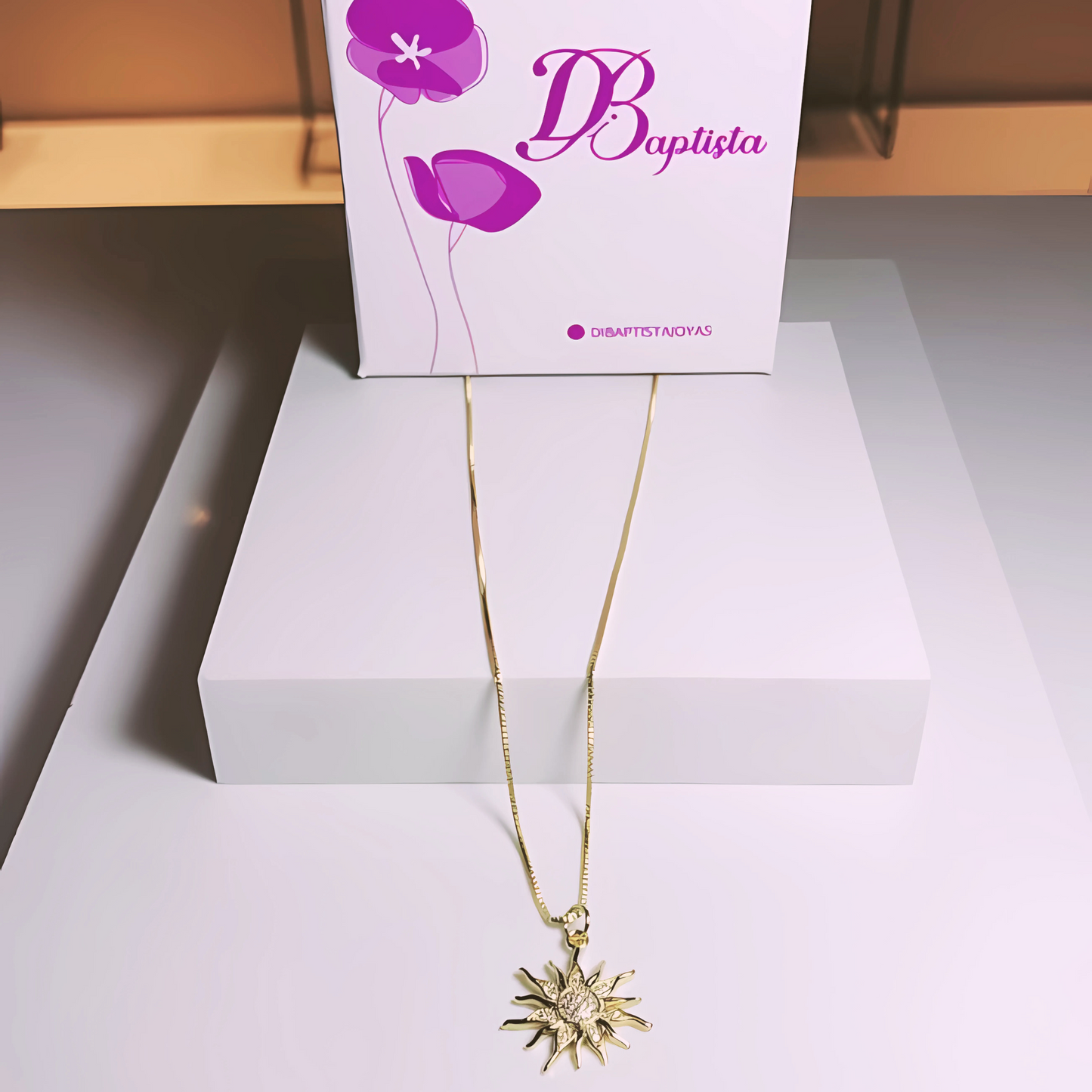 Cadena Sol - Baño de Oro 18k