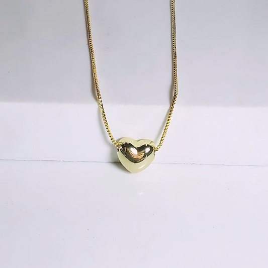 Cadena Corazoncito - Baño de Oro 18k