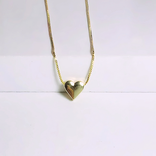 Cadena Corazoncito - Baño de Oro 18k